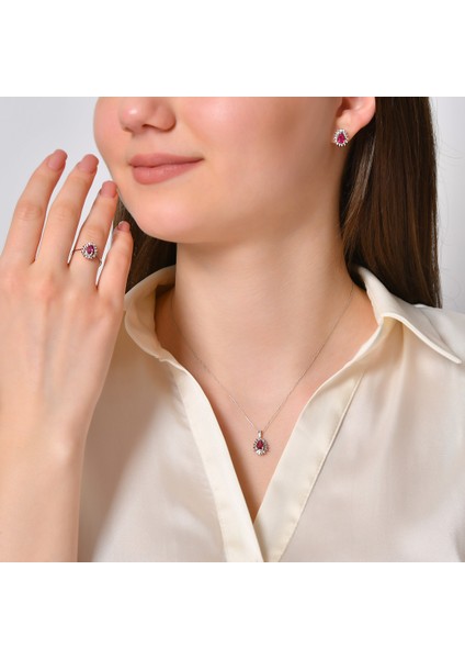 0.05 Karat Yakut Taşlı Pırlanta Kolye fırsatları