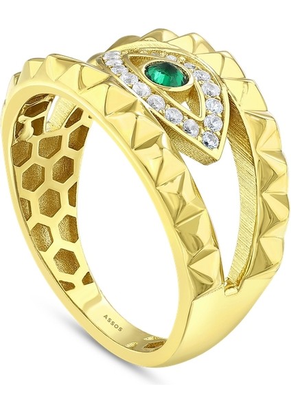 Göz Figürlü Altın Yüzük - 14K