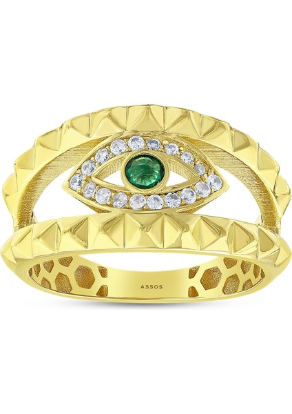 Göz Figürlü Altın Yüzük - 14K