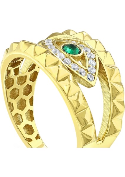 Göz Figürlü Altın Yüzük - 14K