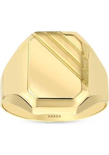 Altın Erkek Yüzük - 14K
