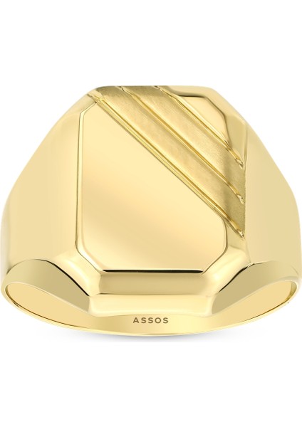 Altın Erkek Yüzük - 14K