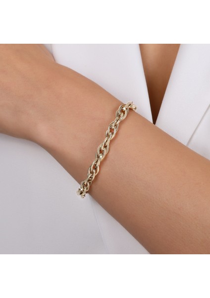 Altın Zincir Bileklik - 14K