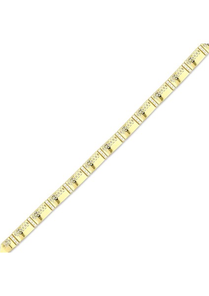 Altın Tasarım Bileklik - 14K indirimleri