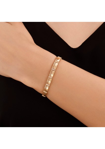 Altın Tasarım Bileklik - 14K