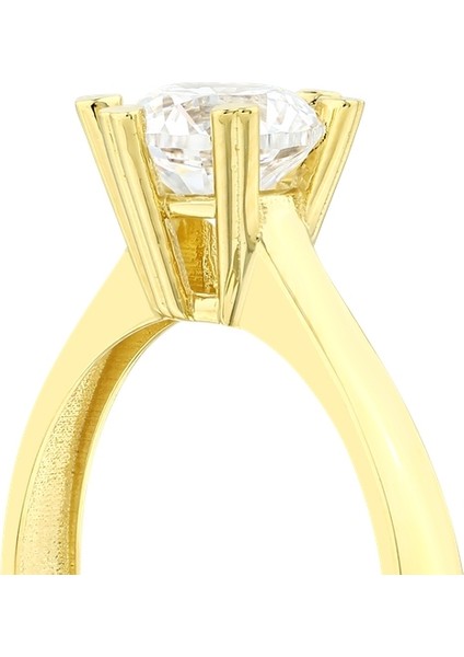 Altın Tektaş Yüzük - 14K