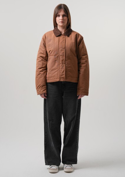 LILY KADIN MONT Kadife Yaka Kadın Mont