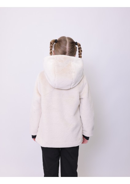 MELISA ÇOCUK MONT Kapüşonlu Rabbit Peluş Çocuk Mont