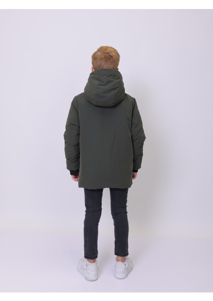 WATKINSBOY ÇOCUK MONT Kapüşonlu Reflektör Detaylı Erkek Çocuk Mont