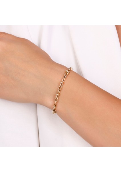 Altın Zincir Bileklik - 14K