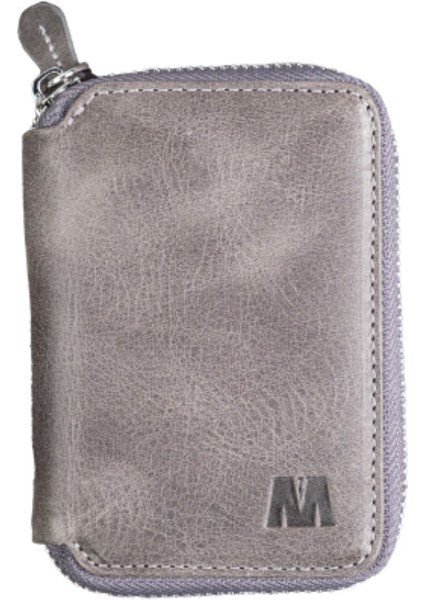 Hakiki Deri Unisex Fermuarlı Cüzdan | Lotus 1616