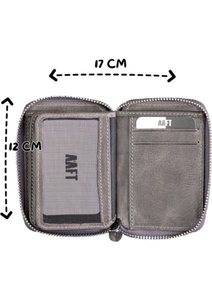 Hakiki Deri Unisex Fermuarlı Cüzdan | Lotus 1616 fiyatları