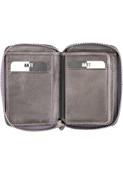 Hakiki Deri Unisex Fermuarlı Cüzdan | Lotus 1616 modelleri