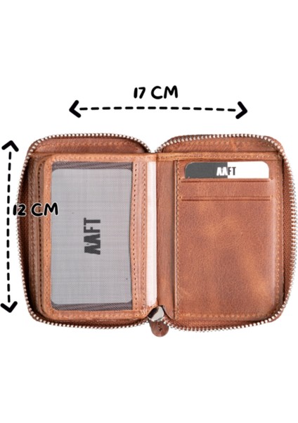Hakiki Deri Unisex Fermuarlı Cüzdan | Lotus 1616 fiyatları