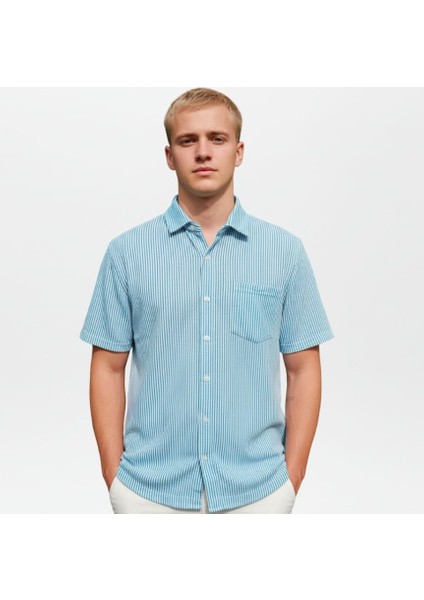 Jakarlı Çizgili Gömlek fiyatları