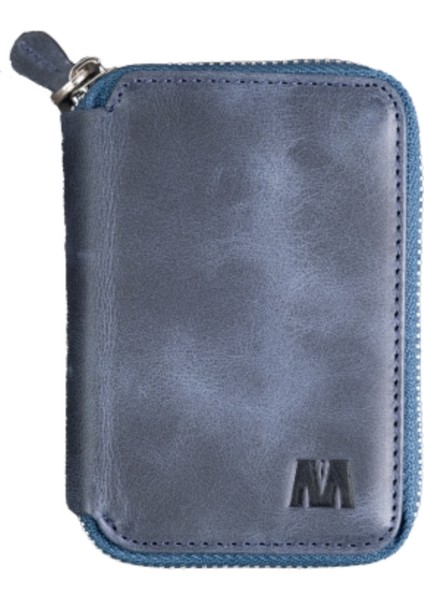 Hakiki Deri Unisex Fermuarlı Cüzdan | Lotus 1616