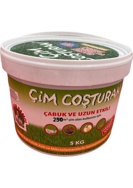 bulurum özlem çim coşturan 2820 çim gübresi 5 kg 250 m2 ıçin