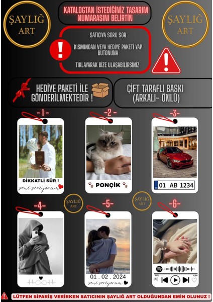 Kişiye Özel Araç Içi Ayna Süsü – Isim & Soyisim Baskılı Özel Tasarım fiyatları