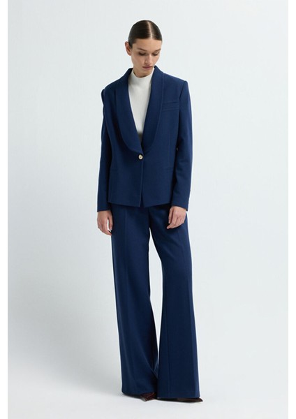 Bol Paça Pantolon Lacivert 15345636003 indirimleri