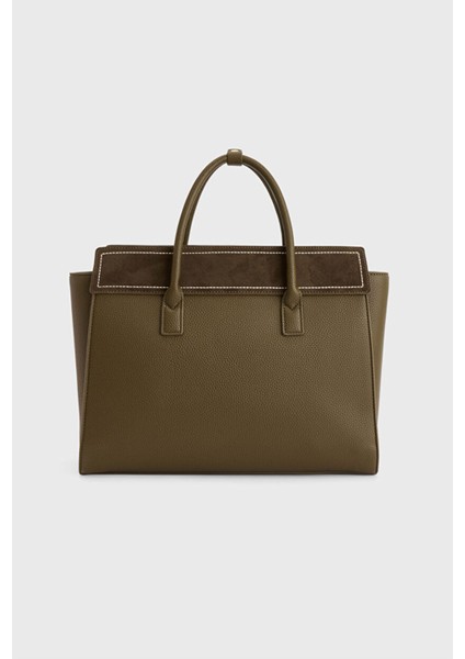 Çift Kulp Çanta Haki 12145391000