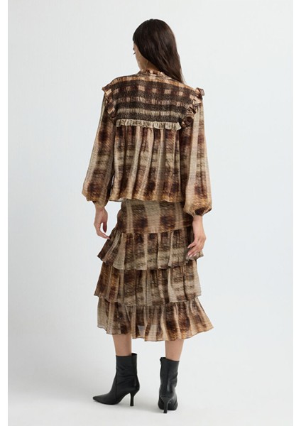 Büzgü Detaylı Uzun Kollu Bluz Emp.khv 11545778000 indirimleri