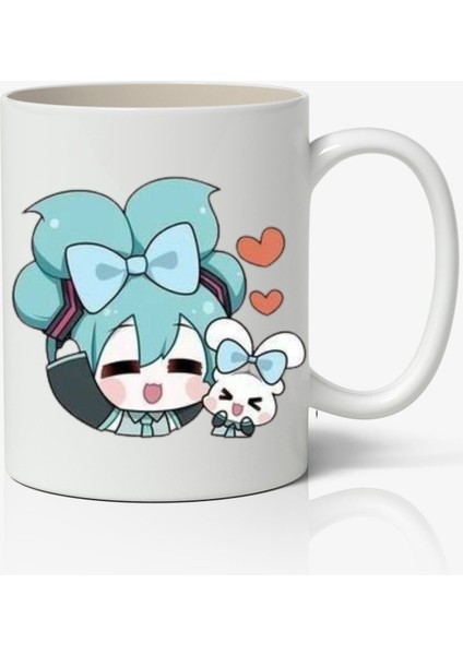 Hatsune Miku One Piece Anime Naruto Death Note Hellsing Temalı Kupa Bardak Arkadaşa Sevgiliye Hediye