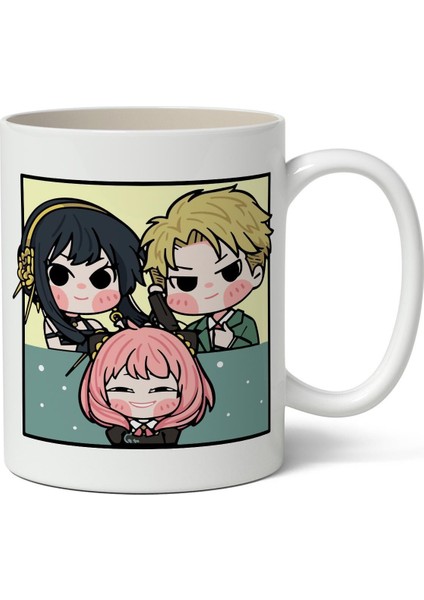 Spy x Family Avatar Anime Temalı Beyaz Kupa Bardak Sevgiliye Arkadaşa Hediye