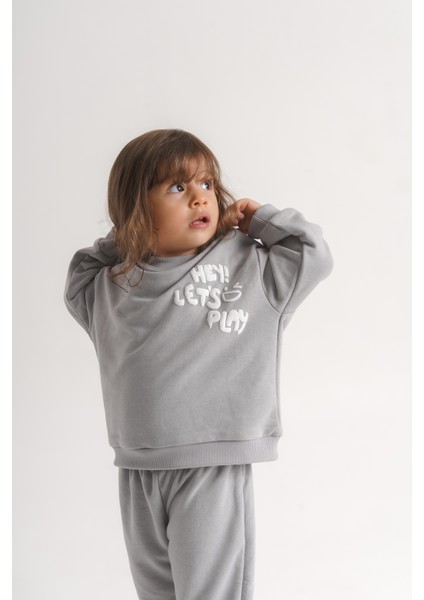 Oversize Bebek Çocuk Eşofman Takımı modelleri