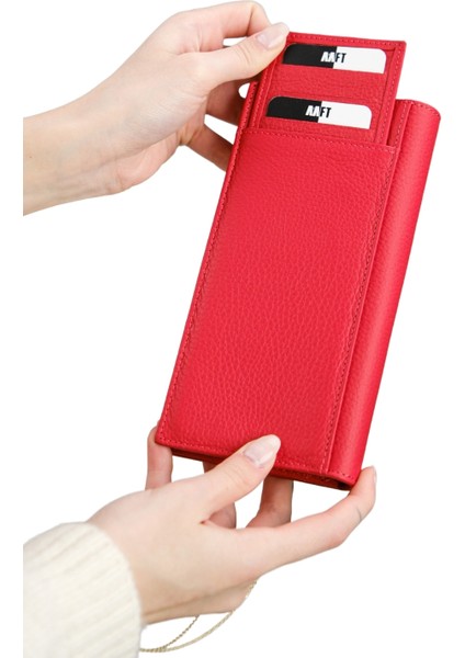 Hakiki Deri Kartlıklı Unisex Cüzdan | Lilyum 7286