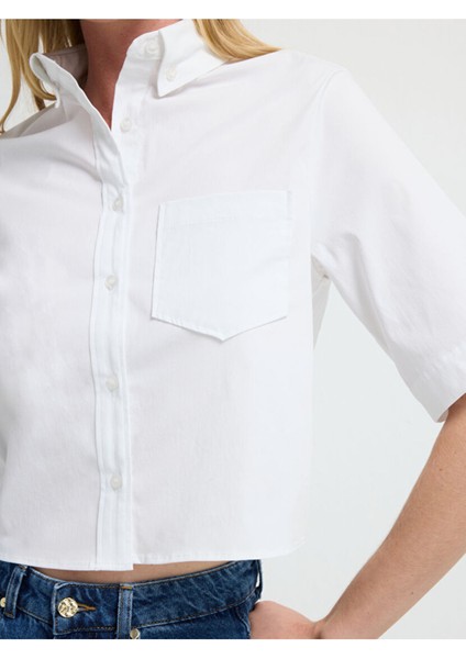 Çizgili Gömlek Beyaz 13045801000 fiyatları