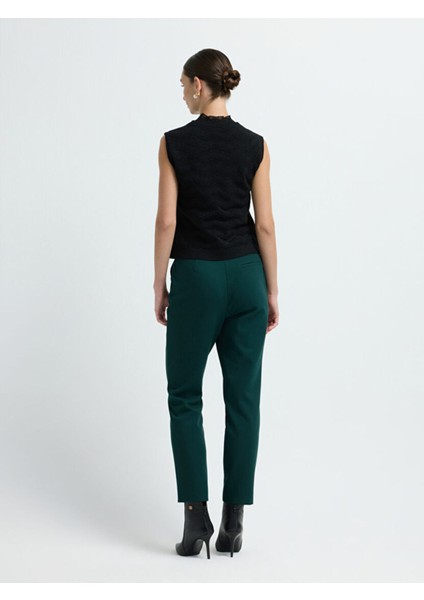 Fırfır Detaylı Triko Bluz Siyah 11545603000 indirimleri