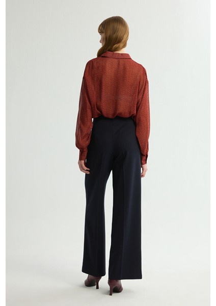 Bol Paça Gabardin Pantolon Lacivert 153L9248003