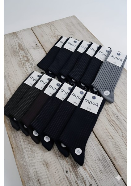 Modal Erkek Soket Çorabı, Mevsimlik, Asorti, (41-45) 12 Çift modelleri