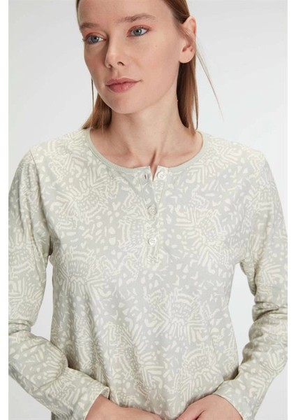 Kadın Fantazi Iç Giyim Pamuklu Uzun Kollu Gecelik - Şehvetli ve Zarif Tasarım indirimleri