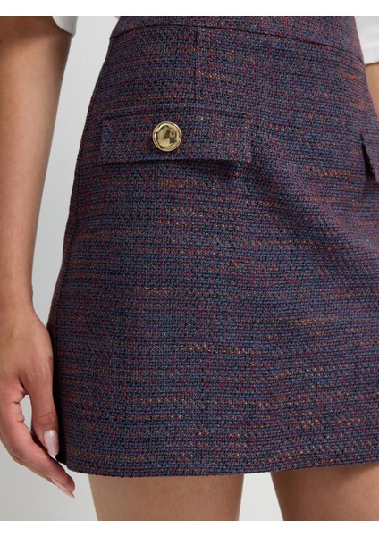 Mini Tüvit Etek Lacivert 12742927009 indirimleri