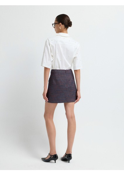 Mini Tüvit Etek Lacivert 12742927009