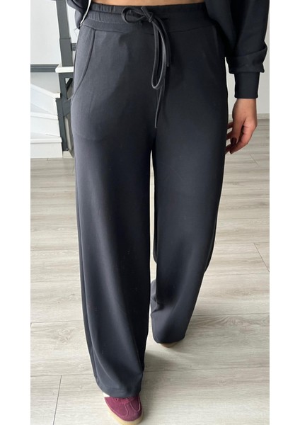 Antrasit Modal Kumaş Yarım Fermuarlı Takım fırsatları