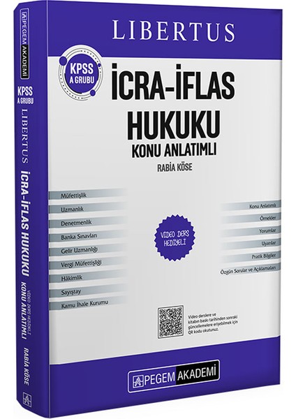KPSS A Grubu Libertus İcra İflas Hukuku Konu Anlatımlı fiyatları