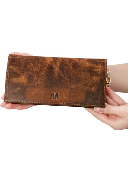 Hakiki Deri Kartlıklı Unisex Cüzdan | Lilyum 7286 fiyatları