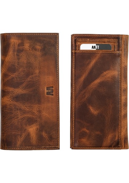 Hakiki Deri Kartlıklı Unisex Cüzdan | Lilyum 7286