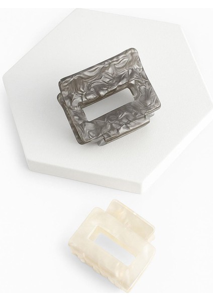 Midi Boy Lüks Kemik Mandal Toka 2 Adet