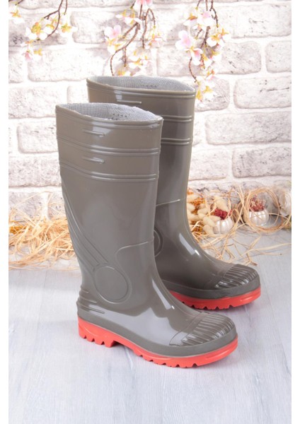 1199 Ulaş 37 cm Uzunluk Pvc %100 Su Geçirmez Tarım Çiftçi Sulama Iş Çizmesi fırsatları