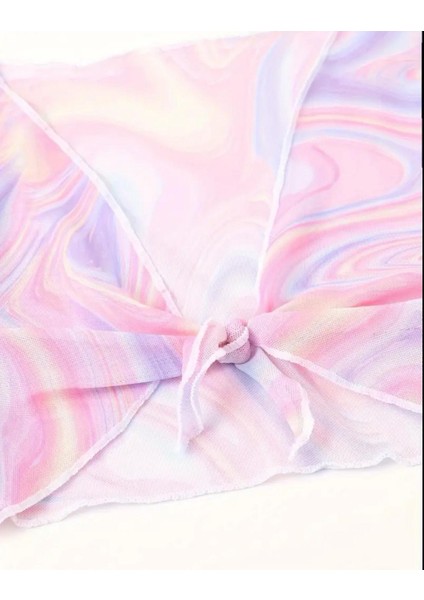 Mayoo Bikiniii Takımı Etek Büstiyer Renkli Pembe Renkli Genç Kız Çocuk Plaj Giyim fırsatları