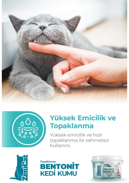 Kedi Kumu Ince Taneli Kokusuz Doğal Bentonit 5 Lt modelleri