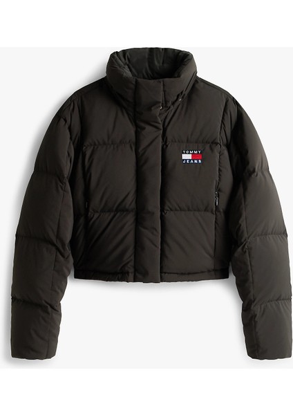 Tjw Alaska Grid Kısa Kuş Tüyü Kadın Siyah Ceket DW0DW21624BDS indirimleri