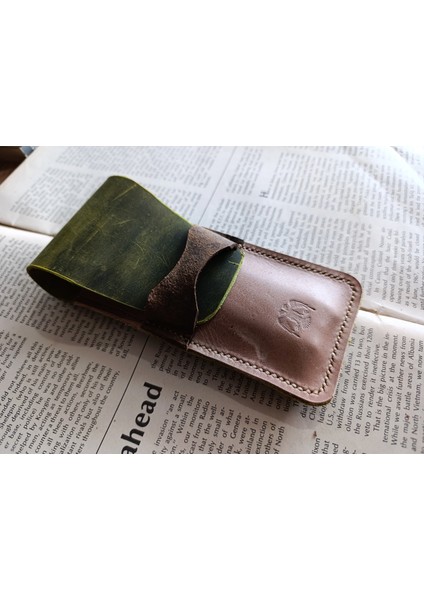 Crazy Gerçek Deri Özel Kalemleriniz Için Kalemlik ( 3*4 Kalem Için ) 28 cm \ 8 cm Büyük Boy NLU17