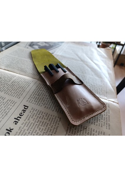 Crazy Gerçek Deri Özel Kalemleriniz Için Kalemlik ( 3*4 Kalem Için ) 28 cm \ 8 cm Büyük Boy NLU17 fiyatları