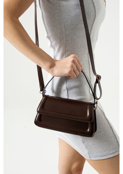 Moi Siyah Kadın Şık Tasarım Çıtçıtlı Ayarlanabilir Askılı El, Kol ve Omuz Çantası U:10 E:21 G:7 cm fiyatları