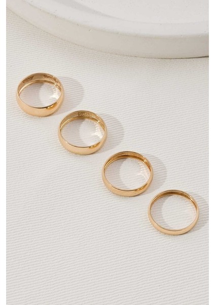 14 Ayar Altın 4mm Alyans Yüzük indirimleri