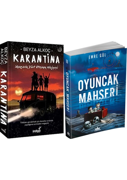 Oyuncak Mahşeri ve Karantina 1 Beyza Alkoç 2li Set
